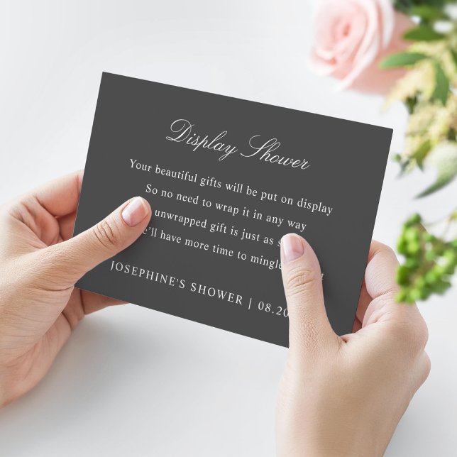 Tarjeta de envoltorio para Personalizado de ducha  (Subido por el creador)