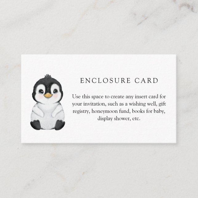 Tarjeta de envoltorio Personalizado de Winter Peng (Anverso)