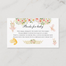 Tarjeta de envoltorio tarjeta de lectura de conejo