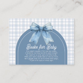 Tarjeta de envoltura Baby Shower para bebé Jean az