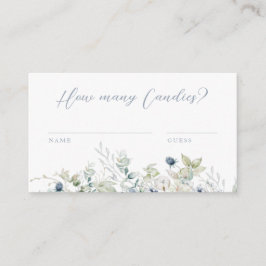 Tarjeta de envoltura de ducha de novia de juego de