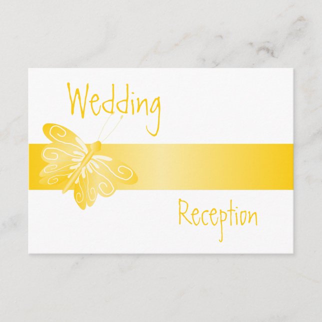 Tarjeta de envoltura de la recepción de bodas Mari (Anverso)