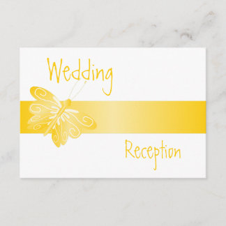 Tarjeta de envoltura de la recepción de bodas Mari
