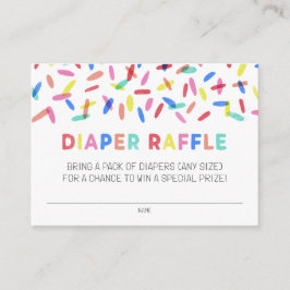 Tarjeta de envoltura de pañal de aspersión