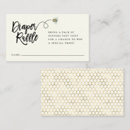 Tarjeta de envoltura de pañal para el tema de la m