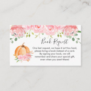 Tarjeta de envoltura Floral Pequeña Calabaza
