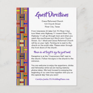 Tarjeta de envoltura Kente K45 de African Directio