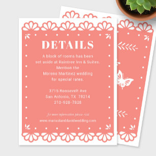 Tarjeta de envoltura Papel Picado