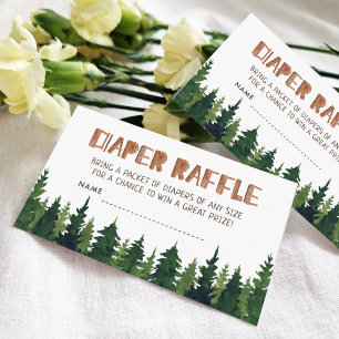 Tarjeta de envoltura para pañales de madera Baby S