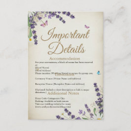 Tarjeta de envoltura Rustic Cottagecore