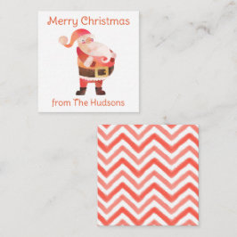 Tarjeta de envoltura Santa Gift para Navidades de 