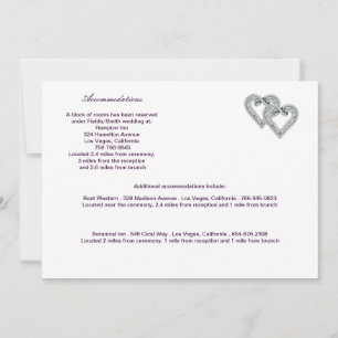 Tarjeta de envolvente de cinta de lavanda para per