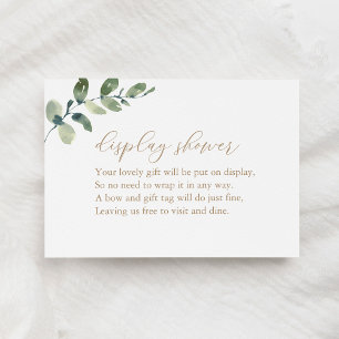Tarjeta de envolvente Eucalyptus Greenery Display 