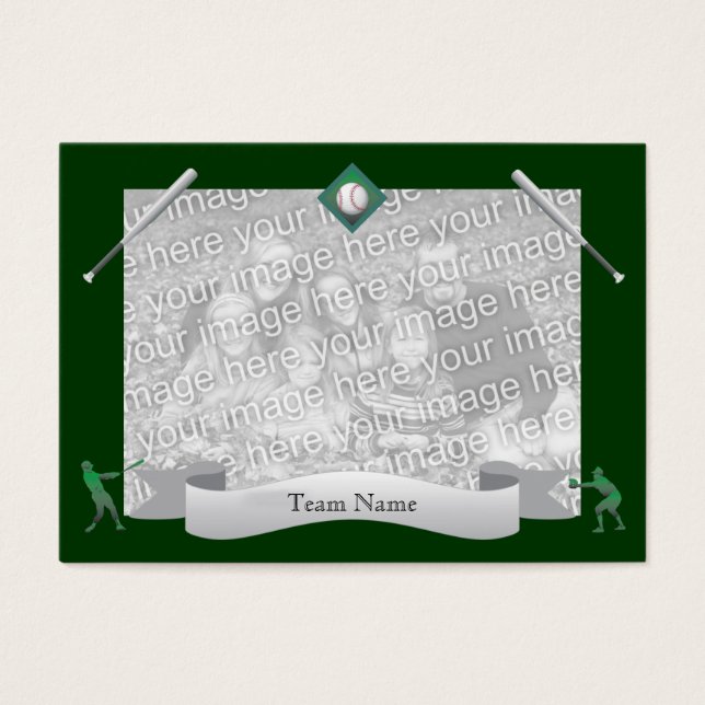 Tarjeta de equipo de béisbol (Frente)