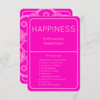 Tarjeta de escala emocional de la felicidad de la 