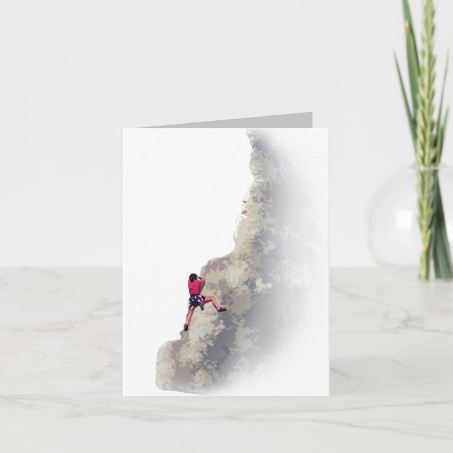 Tarjeta de escalado de rock (Anverso)