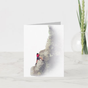 Tarjeta de escalado de rock