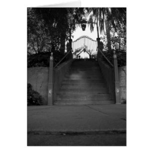 Tarjeta de escalera misteriosa