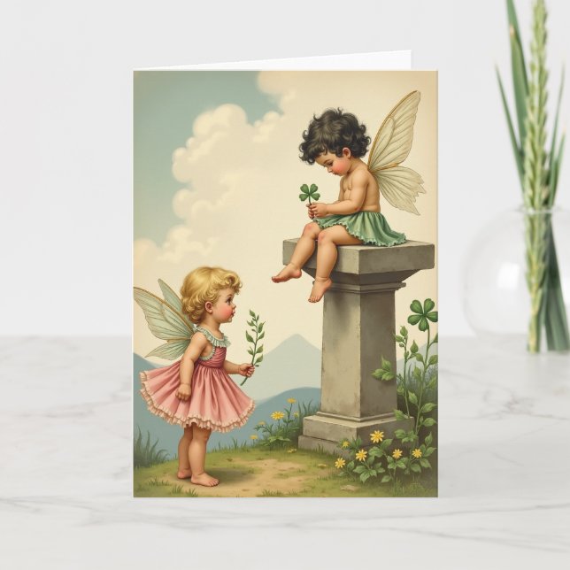 Tarjeta de escena de amistad de Pixie (Anverso)