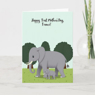 Tarjeta de escena de animal rayado
