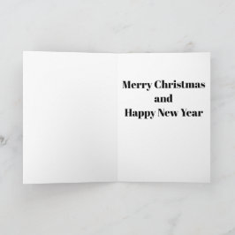 Tarjeta de escena de bombillas de Navidad 1