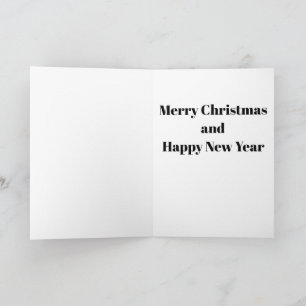 Tarjeta de escena de bombillas de Navidad 1