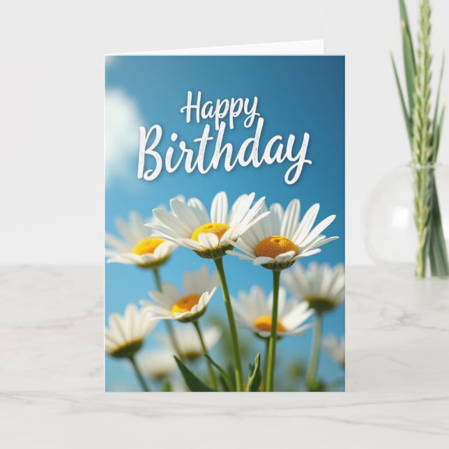 Tarjeta de escena de cumpleaños dulce (Anverso)