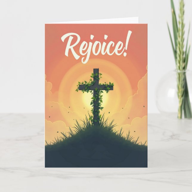 Tarjeta de escena de esperanza y luz (Anverso)