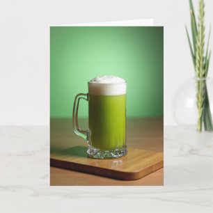 Tarjeta de escena de taza de vidrio con brillo ver