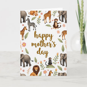 Tarjeta de escena del Día de la Madre de Savanna