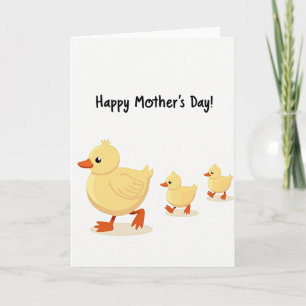 Tarjeta de escena del día de la madre soleado