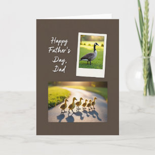 Tarjeta de escena del Día del Padre de la naturale