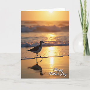 Tarjeta de escena del Día del Padre Golden Hour