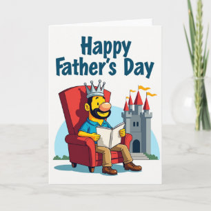 Tarjeta de escena del Día del Padre Regalo
