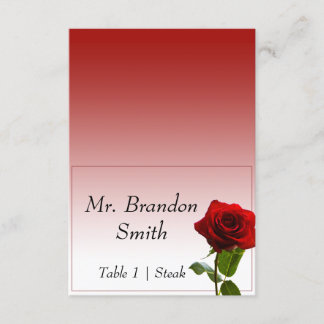 Tarjeta de Escort Boda Fairytale
