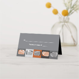 Tarjeta de Escort de mesa de asiento de mesa de la