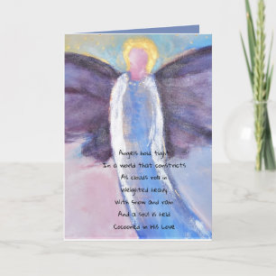 Tarjeta de escritura de Angel
