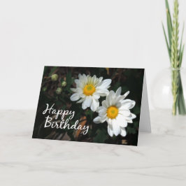 Tarjeta de escritura de cumpleaños feliz de Daisy