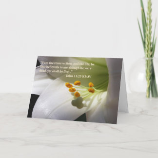 Tarjeta de escritura John 11:25