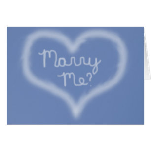 Tarjeta de escritura para casar conmigo