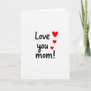 Tarjeta de Escritura Sentimental Ama a Mamá
