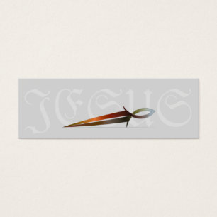 Tarjeta de Escrituras - Pez Espada de Jesús