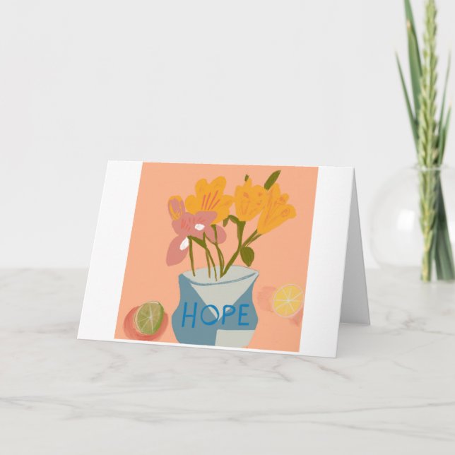 Tarjeta de esperanza (Anverso)