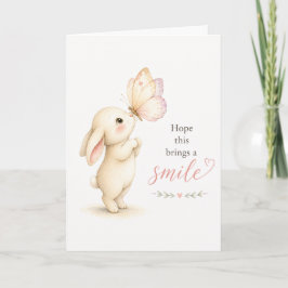 Tarjeta de Esperanza que Trae una Sonrisa Pensando