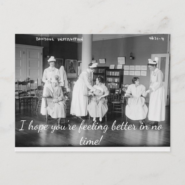 Tarjeta de Espero que te sientas mejor en poco tie (Anverso)