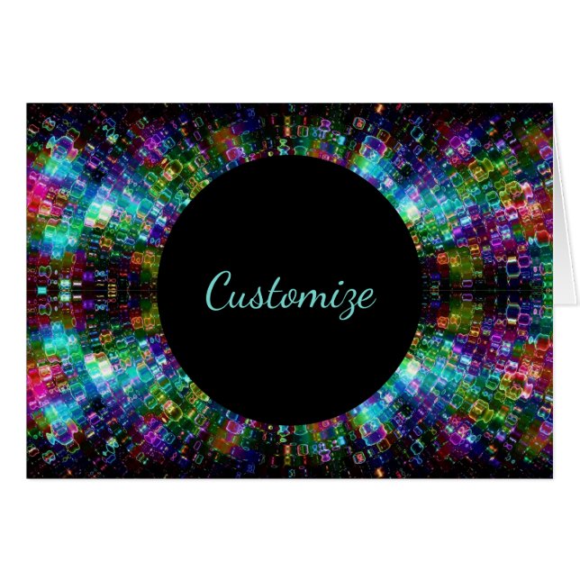 Tarjeta de espiral de vidrio destrozado (Anverso (Horizontal))