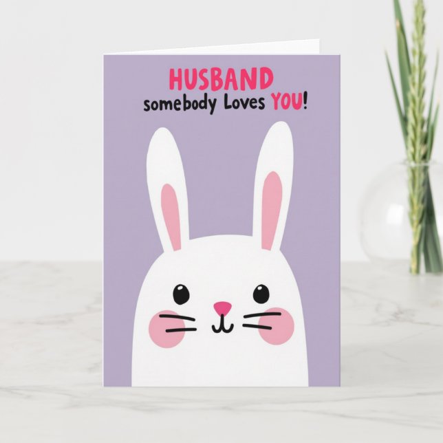 Tarjeta de Esposo Alguien Te Ama (Anverso)