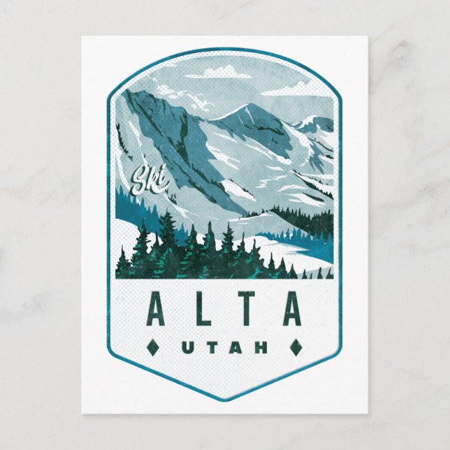 Tarjeta de esquí Alta Utah (Anverso)