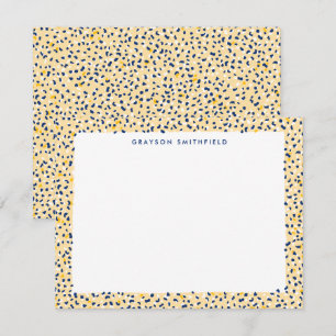 Tarjeta de estacionación personal de leopardo amar