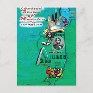 Tarjeta de Estados Unidos Illinois
